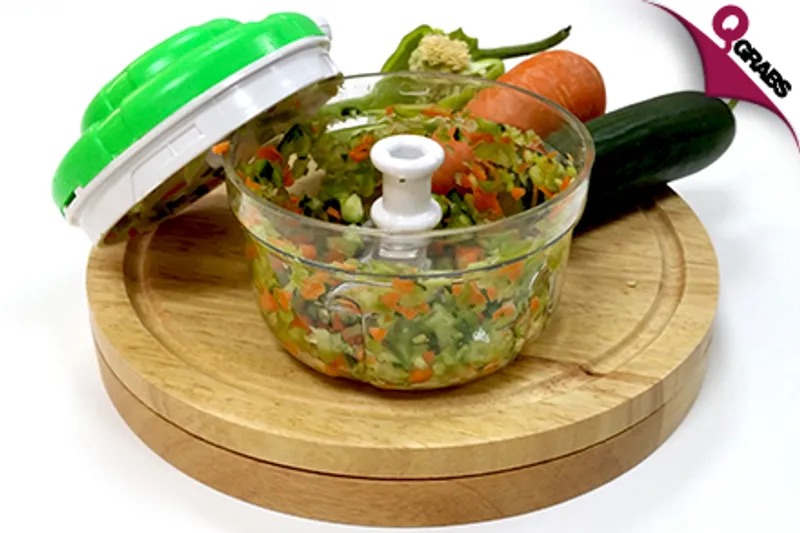 From QR39 Cut Up Your Veggies, Herbs & More with a Hand-Powered Quick Chopper! (QR79 Value)